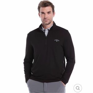 Callaway Men’s Black 1/4 Zip Golf Pullover